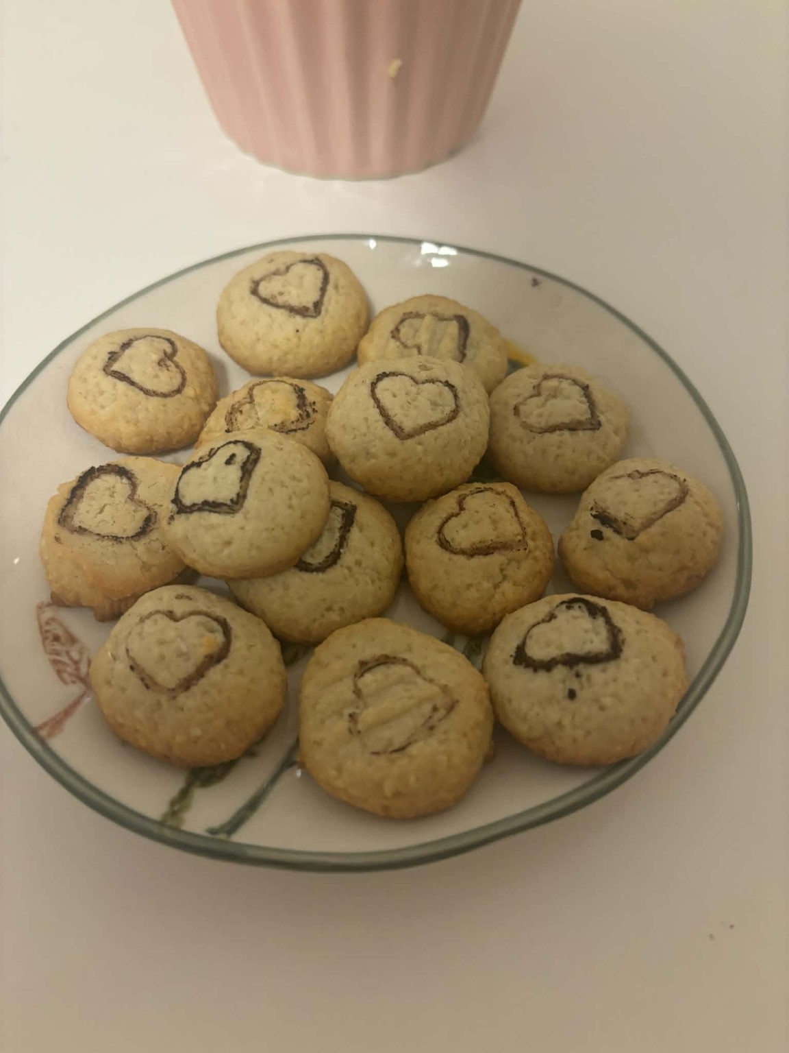 Máslové sušenky se srdíčky